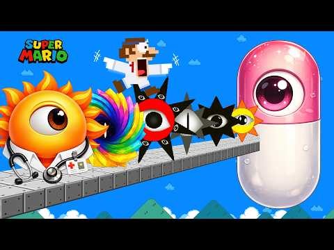 Mario's Hardest Challenge: Dr. Mario vs New Sprunki DOCTOR Mr.Sun! (All Episodes)