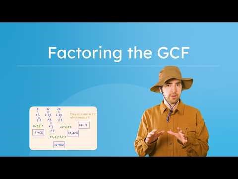 Factoring the GCF - Pull Out the Greatest Common Factor