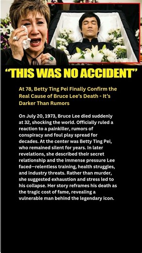 At 78, Betty Ting Pei Finally Confirm the Real Cause of Bruce Lee’s Death - It’s Darker Than #shorts