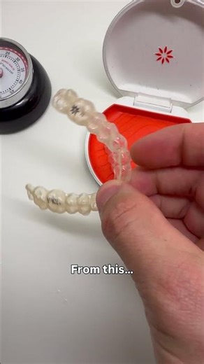 How to clean your stinky Invisalign or night retainers? Ultrasonic pod ✌🏻 #aligners #invisalign