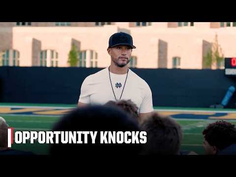 OPPORTUNITY KNOCKS 👀 Inside Notre Dame's preparation for BYU | College GameDay