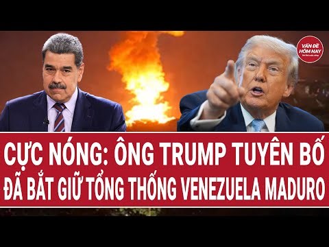 Breaking news: Trump announces he has arrested Venezuelan President Maduro.