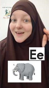 📚 Learn the Letter “E” with Ms. Alina! 🐘Today we are learning the letter E 🔤Let’s practice