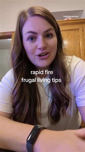 rapid fire frugal living tips 🔥 #frugalliving #frugallivingtosavemoney #livebelowyourmeans