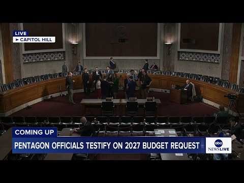 LIVE: Secretary Hegseth testifies on 2027 Pentagon budget request