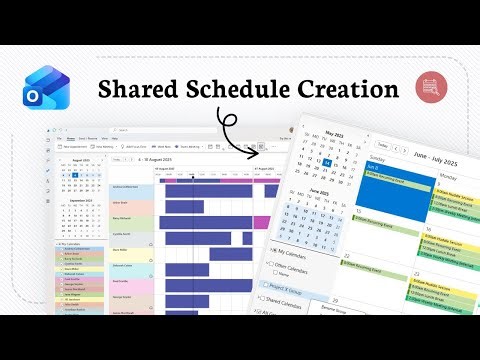 How to create an Outlook Calendar for a group
