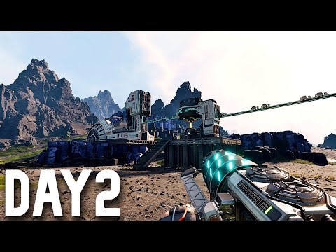 StarRupture - DAY TWO SURVIVAL | New Space Factory Base Building Game Similar to Satisfactory!