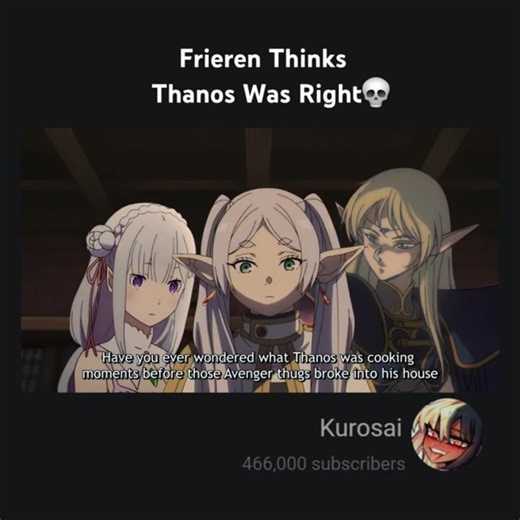 Frieren Fakes a D&D Session to Revive Thanos