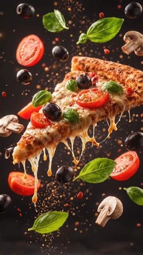 Exploding 🍕 Pizza Magic | Ultimate Food Shot #Shorts#pizza #foodshorts #foodie #pizzalover