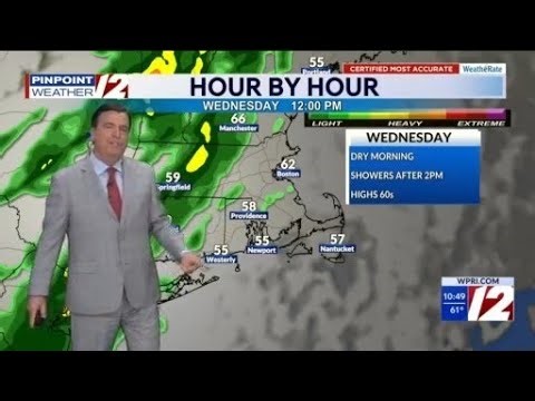 WPRI 12 Weather Now 5/5/26 Showers Wednesday PM
