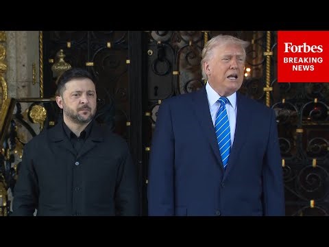 BREAKING NEWS: Trump And Ukraine's Zelensky Take Questions From Reporters During Mar-A-Lago Meeting