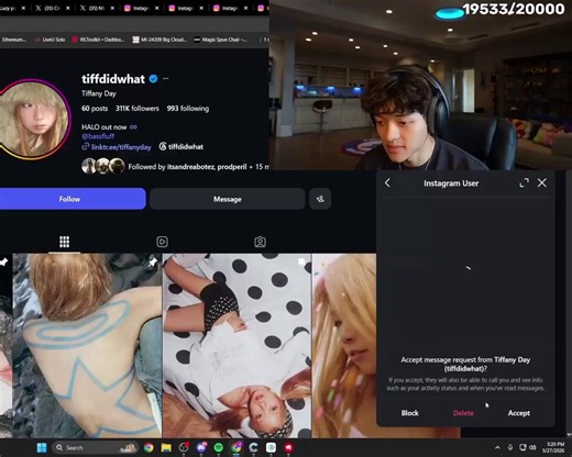 JasonTheWeen was caught off guard after finding out Tiffany Day slid in his DMs over a year ago 😭