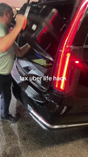 life hack to not walking all the way to uber spot at lax | lax