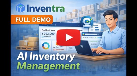Inventra - AI Powered Inventory Purchase Order Management, Demo | Irtiqa Hub