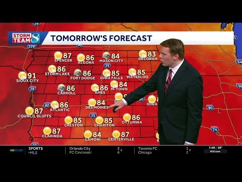 Iowa weather: Summer warmth for the holiday weekend