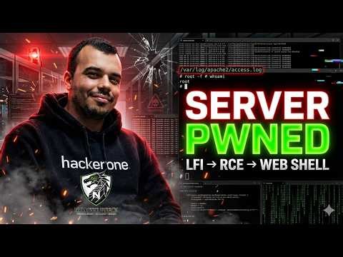 LFI to RCE Exploit – Apache Log Poisoning to Web Shell (Live Demo)