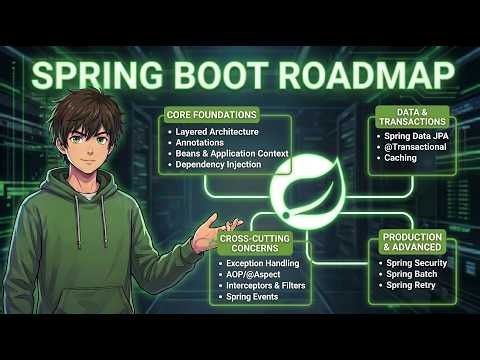Spring Boot Roadmap 2026 | Everything You Need to Master (Beginner to Advanced)