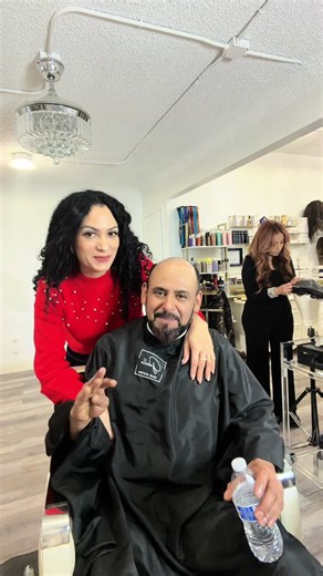 @Gabello Hair System 🥺 le cambió la vida a lo árabe de los juro 😭 | Hair Transformations
