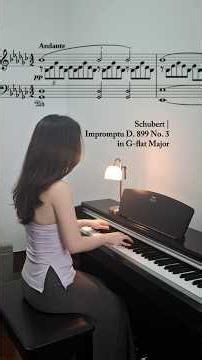 A moment of peace...Schubert Impromptu No. 3