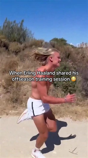 Haaland was MOVING 👀😮‍💨 (via @Erling Haaland) #worldcup #training #erlinghaaland #running #futbol
