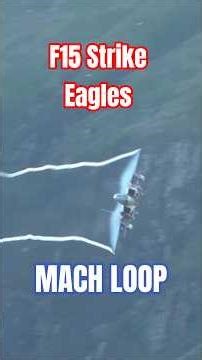 'Noble' flight - F15 fighters at the Mach Loop #machloop# f15