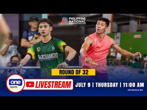 LIVE: PHILIPPINE NATIONAL BADMINTON OPEN 2026 | JULY 9, 2026
