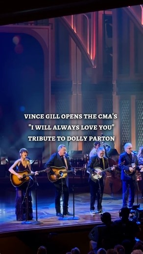 Vince Gill honors Dolly Parton in Nashville