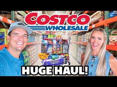 🤯 WE WENT CRAZY AT COSTCO!! NEW BEST SNACKS, MEALS, CLOTHING & MORE
