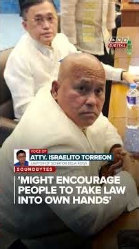 Lawyer insists no legal basis for Dela Rosa bounty, arrest | ANC