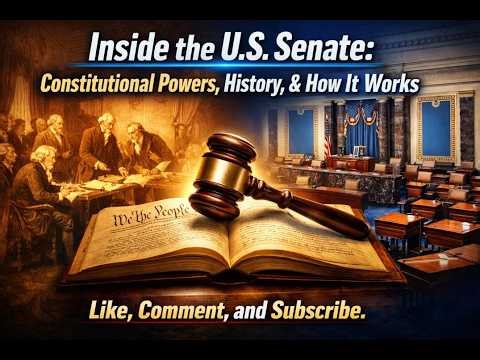 Inside the U.S. Senate: Constitutional Powers, History, & How It Works