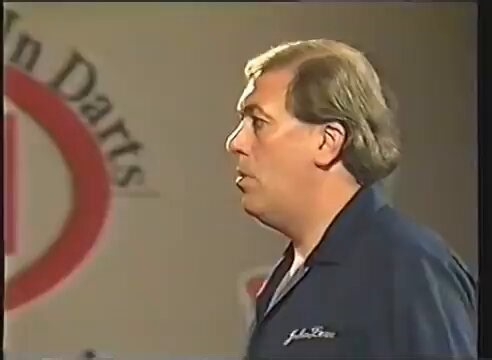 First Ever 9-dart finish shown on TV John Lowe - 1984