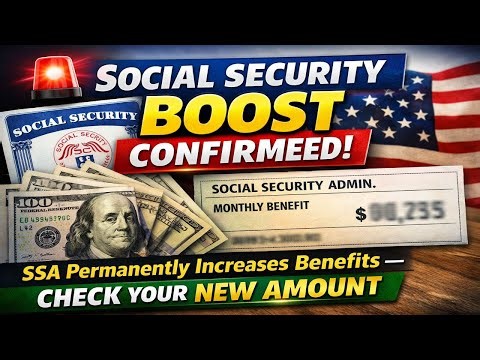 🚨 Social Security Boost Confirmed: SSA Permanently Increases Benefits — Check Your New Amount