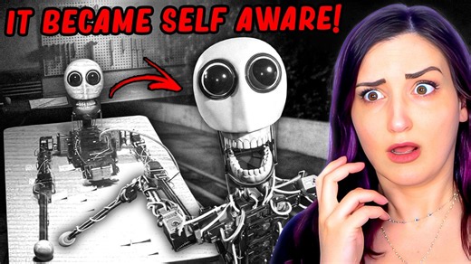I woke up my robot and he asked for skin? 🤖