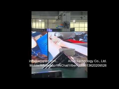 Flexible ring round LED display Screen multiple panels circular configuration flexible led display H