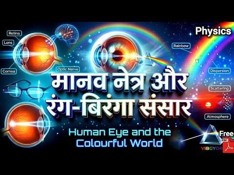 मानव नेत्र और रंग बिरंगा संसार | Human Eye & Colourful World | Complete Chapter | Class 10 |Physics