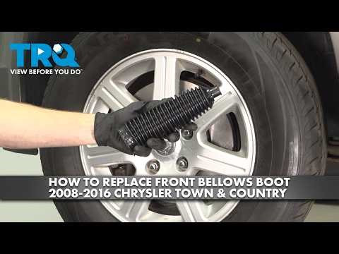 How to Replace Front Steering Rack & Pinion Bellows 2008-2016 Chrysler Town & Country