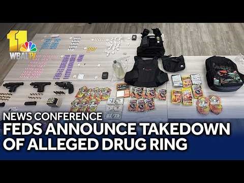 Raw: Feds, Baltimore officials take down alleged drug ring