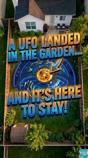 Built a REAL UFO Pond… It Glows! 🛸✨#backyardtransformation #koipond