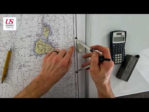 Course to Steer with Leeway Practice Problem 4 | Chart Plotting USCG Prep (Captain's License)