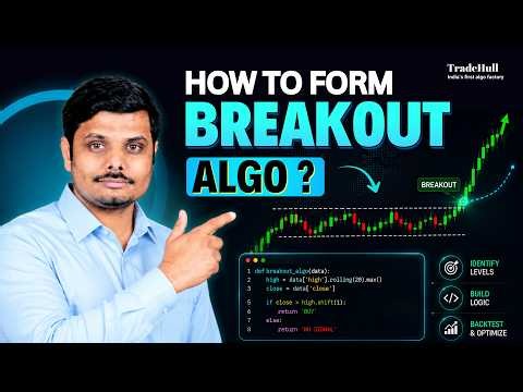 How to Form Breakout Algo | Algo Trading Strategy in Python | Tradehull