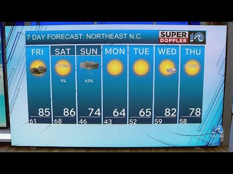 NE North Carolina Weather Forecast | April 16, 2026