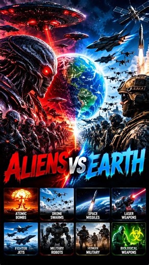 What Happens When Aliens Invade Earth? 👽🌍 #scifi #aliens