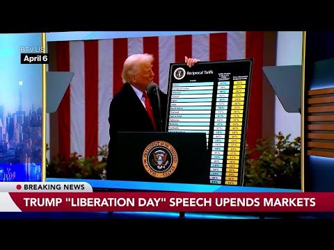 Bloomberg Television coverage of Liberation Day Tariffs.