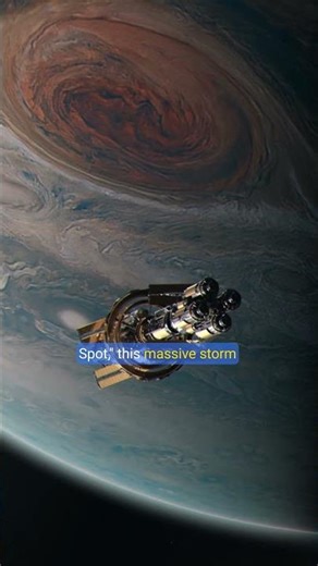 Jupiter’s Great Red Spot: A Timeless Cosmic Storm #shorts #science #space
