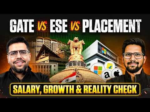 GATE vs ESE vs Placement | Salary, Career Growth & Reality Check | Best Career for Engineers