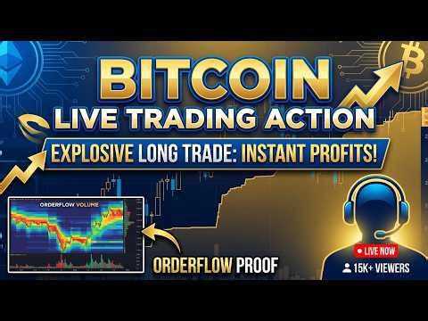 Bitcoin LIVE Trading Right Now 🔴 | Watch This BTC Long Play Out (24/7) #Bitcoin #livetrading
