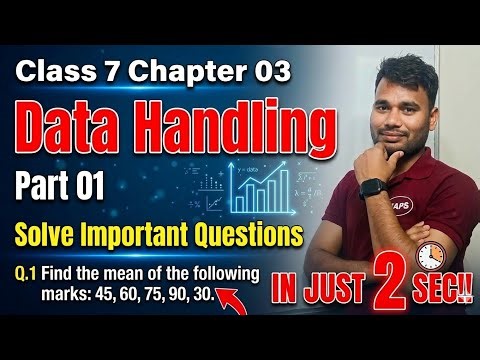 Class 7 Maths Chapter 3 Data Handling Important Questions | Full Concept in Hindi/English