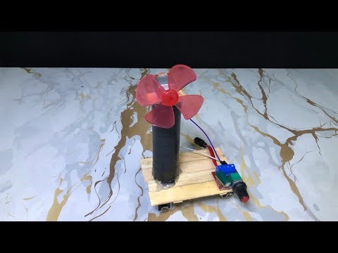 How to make Dc Motor Fan With Speed Control | How to make table fan | Dc motor fan 