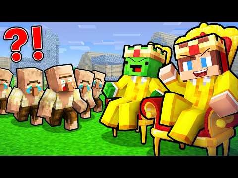 JJ and Mikey Became MILLIONAIRE KINGS in Minecraft!