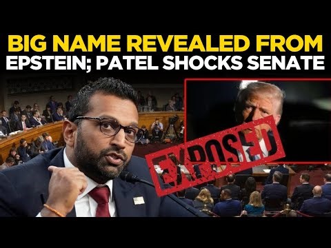 US Senate LIVE | Kash Patel Finally EXPOSES BIG Names In Epstein Estate | Bill Gates, Noam Chomsky